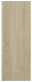 vidaXL Τραπεζάκι Κονσόλα Sonoma Δρυς 78x30x80 εκ. από Επεξ. Ξύλο
