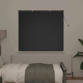 vidaXL Βενετσιάνικες Ρόδες Μαύρο 130 x 140 cm Αλουμίνιο