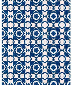 Ταπετσαρία Aegean Tiles  Wp30051 52X1000Cm White-Blue Mindthegap 52x1000cm