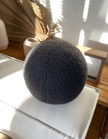 Διακοσμητικό Μαξιλάρι Ανθρακί TEDDY TOP 25 25x25x25