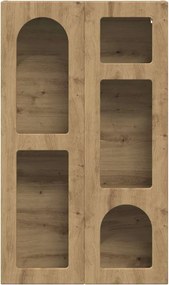 vidaXL Κρεμαστό ντουλάπι με ράφι Artisan Oak 59 x 20 x 100 εκ