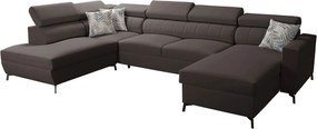 Γωνιακός καναπές Baltico VI-Δεξιά-Kafe - 351.00Χ224.00Χ100.00cm