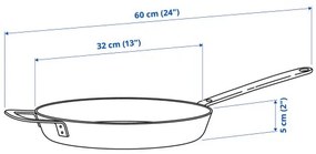 HEMKOMST τηγάνι/αντικολλητική επένδυση, 32 cm 405.801.01