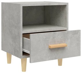 vidaXL Κομοδίνο Γκρι Σκυροδέματος 40 x 35 x 47 εκ.