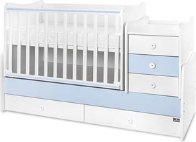 BED MAXI PLUS NEW 70/160 WHITE/BABY BLUE