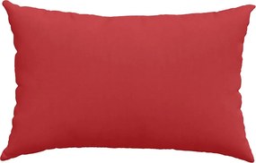 vidaXL Μαξιλάρι Καναπέ 2 pcs Κόκκινο 60 x 40 cm ύφασμα