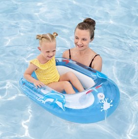 BESTWAY παιδική φουσκωτή βάρκα 34037, 102x69cm, Floatin Friends