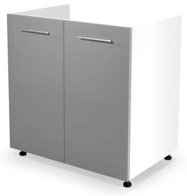 VENTO DK-80/82 sink cabinet, color: white / light grey DIOMMI V-UA-VENTO-DK-80/82-J.POPIEL DIOMMI-60-22834