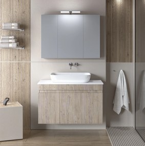 ΣΕΤ ΕΠΙΠΛΟΥ OMEGA TOP 90cm χρ.BEIGE OAK 9SOMT090BO 9SOMT090BO