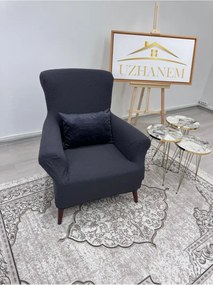 Stewehome μονή καλύπτρα πολυθρόνας από βαμβάκι και πολυεστέρα πλενόμενη υψηλής ποιότητας 60x80 cm