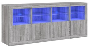 ΜΠΟΥΦΕΣ ΜΕ LED ΓΚΡΙ SONOMA 163 X 37 X 67 ΕΚ. 3209077