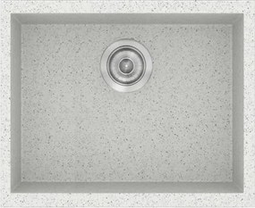 Νεροχύτης Κουζίνας Sanitec Classic 341 Ένθετος 50x40 εκ. Granite White