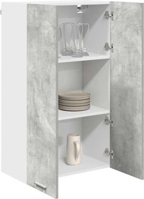 vidaXL Κρεμαστό ντουλάπι Σκυρόδεμα Γκρι 60 x 31 x 100 εκ.
