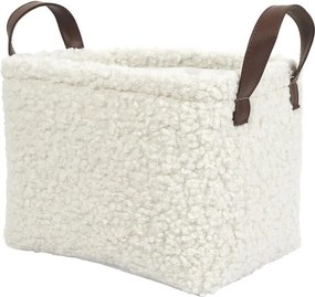 ΨΆΘΙΝΑ &amp; ΥΦΑΣΜΆΤΙΝΑ ΚΑΛΆΘΙΑ WHITE STORAGE BASKET X3 H20CM RG0031