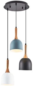 Φωτιστικό Οροφής 414LRC1591 Φ40x120cm 3xE14 40W Multi Opviq