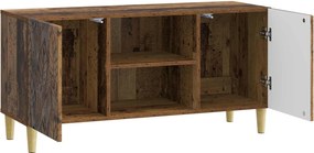 VidaXL Ντουλάπι TV 102 x 34,5 x 50 εκ. Παλαιωμένο ξύλο