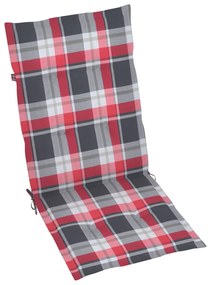 vidaXL Καρέκλες Κήπου Πτυσσόμενες 3 τεμ. από Ξύλο Ακακίας με Μαξιλάρια