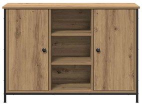 vidaXL Πλαϊνό γραφείο artisan δρυς 100 x 35 x 70 εκ.