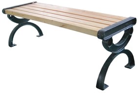 Παγκάκι Κήπου Μεταλλικό Χωρίς Πλάτη 152x40cm 182-2518