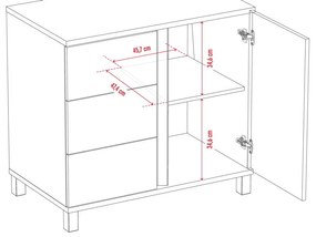 Συρταριέρα Altitude-Fusiko-Leuko