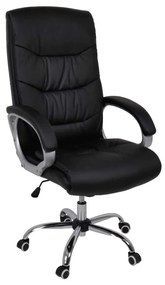 Πολυθρόνα BF6400 Διευθυντή Pu Μαύρο 64x66x110/118cm