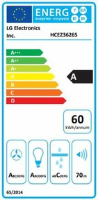Συμβατικός Απορροφητήρας LG HCEZ3626S Ασημί