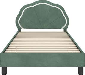 vidaXL Κρεβάτι Παιδικής Κρεβατοκάμαρας με Κεφαλάκι Θαλασσί 90 x 200 cm