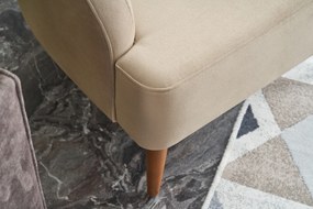 Πολυθρόνα Κρέμα KARINA 80x73x87