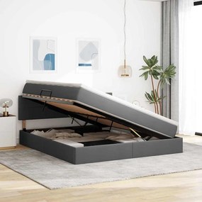 vidaXL Κρεβάτι με αποθηκευτικό χώρο και στρώμα με στρώμα 180 x 200 cm