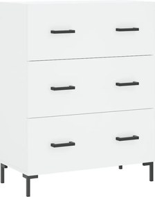 vidaXL Ντουλάπι Λευκό 69,5x34x180 εκ. από Επεξεργασμένο Ξύλο