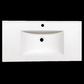 Νιπτήρας SLIM 90 γυαλιστερή πορσελάνη 90x46cm - 3WBH090ΡC0