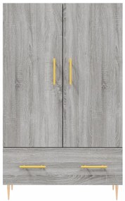 vidaXL Ντουλάπα Γκρι Sonoma 69,5 x 31 x 115 εκ. από Επεξεργασμένο Ξύλο