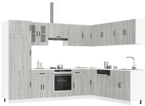vidaXL Σετ Ντουλάπια Κουζίνας 14 Τεμαχίων Kalmar Επεξεργασμένο Ξύλο