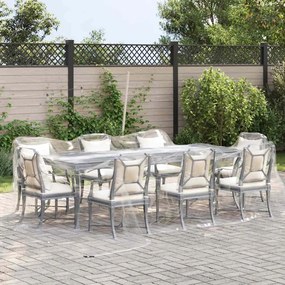vidaXL Σαφής μουσαμάς με οπές 4x5 m PVC