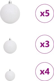 vidaXL Τεχνητό Χριστουγεννιάτικο Δέντρο με 150 LED Πράσινο 150 cm