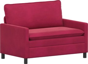 vidaXL Σετ Καναπέ 2 pcs Κόκκινο Βελούδο