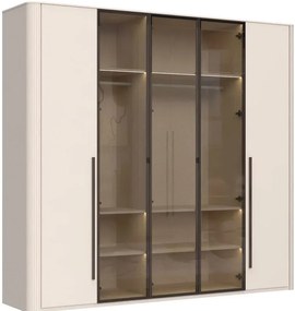 Ντουλάπα Dutchess πεντάφυλλη 3 glass