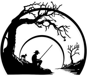 Διακοσμητικό Τοίχου Bienvenidos 279ENZ2691 54x45,5cm Black Wallity Μέταλλο