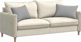 vidaXL Μαξιλάρι Καναπέ 2 pcs Σκίουρος Γκρί 60 x 40 cm ύφασμα
