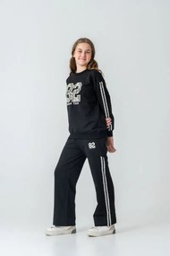 Stewehome Σετ φόρμας κοριτσιού με τύπωμα από πλεκτό ύφασμα (6-7 ετών)