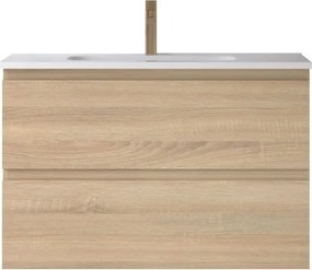 Karag Horizon 80 Oak MDF - Βάση Επίπλου Με Νιπτήρα 81x47
