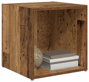 vidaXL Ντουλάπι TV 2 pcs Καφέ 37 x 35 x 37 εκ Επεξεργασμένο ξύλο