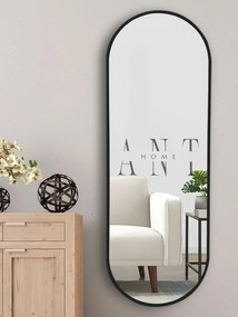 Stewehome Επιτοίχιος καθρέφτης από γυαλί σε ελλειπτικό σχήμα 180x60 cm