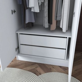Συρταριέρα Λευκό BRANAR 86.2x50x39.8