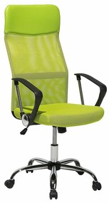 Καρέκλα γραφείου Berwyn 267, Πράσινο, 114x50x49cm, 11 kg, Με μπράτσα, Με ρόδες, Μηχανισμός καρέκλας: Κλίση | Epipla1.gr