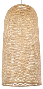 00671 GloboStar® GLOBOSTAR® CALERO 00671 Boho Κρεμαστό Φωτιστικό Οροφής με Ντουί 1 x E27 AC 220-240V IP20 - Μπεζ - Μ50 x Π50 x Y110cm