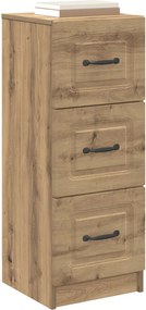 vidaXL Ντουλάπι με Συρτάρια 33 x 34,5 x 87 εκ. Επεξεργασμένο Ξύλο