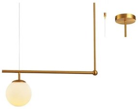 Φωτιστικό Οροφής - Ράγα V360501P 1ΧΕ27 56X15XH115 Brass Aca Decor Metal