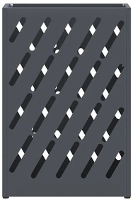 vidaXL Σχέδιο & βάση αποθήκευσης Ανθρακί 28 x 12 x 41 εκ Ατσάλι