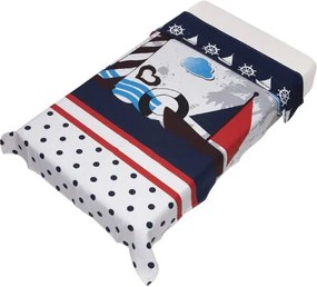 Beauty Home Πικέ βρεφική Art 5262 95x145 Μπλε